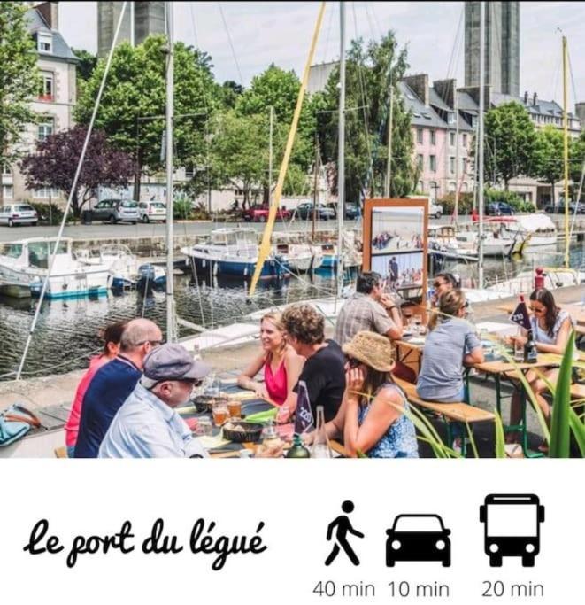 Ferienwohnung Le Paris-Brest - Faites Une Pause Sur Votre Trajet Saint-Brieuc Exterior foto